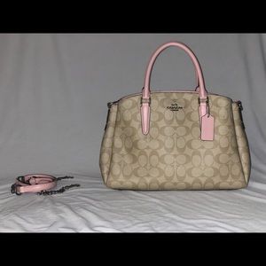 Coach Mini Lillie carryall in signature canvas